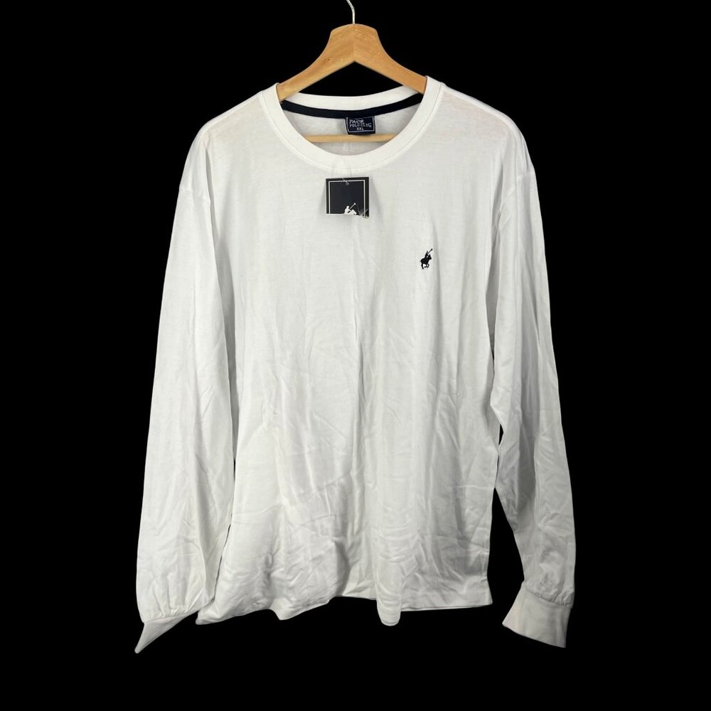 Pacific Polo Club White Long Sleeve T-Shirt XXL